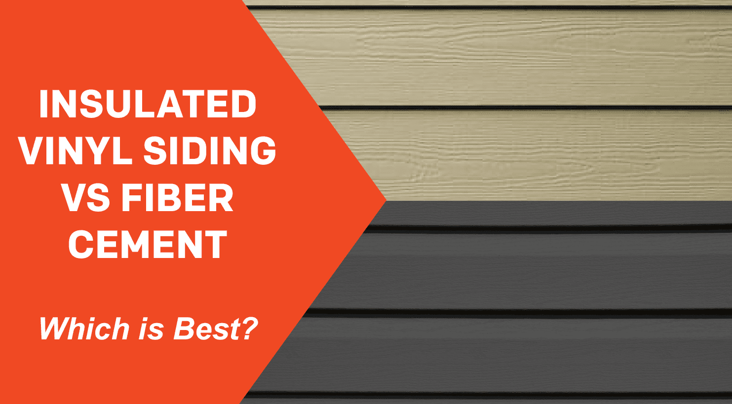 Insulated Vinyl Siding vs. Fiber Cement Which is Best?